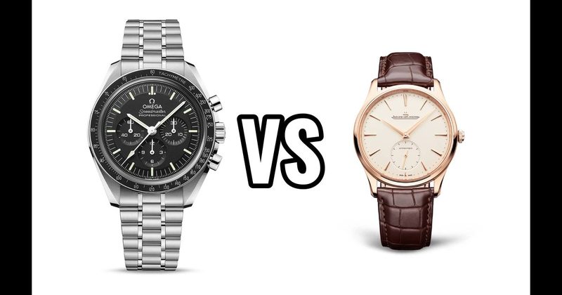 Jaeger-LeCoultre Master Ultra Thin vs. Omega Speedmaster Professional “Moonwatch”