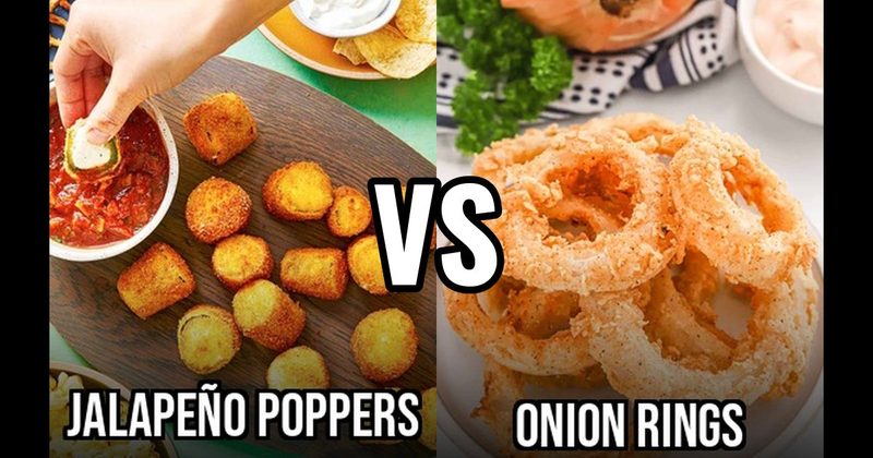 Jalapeño Poppers vs. Onion Rings