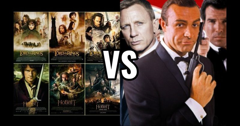 James Bond Movies vs. Lord of the Rings Movies