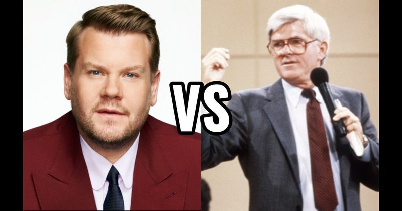 James Corden vs. Phil Donahue