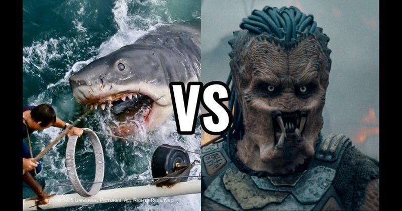 Jaws Shark vs. Predator (Predator)