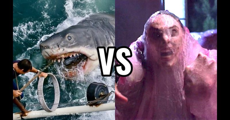Jaws Shark vs. The Blob (The Blob)
