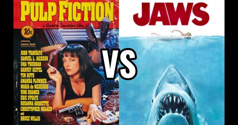 Jaws (1975) vs. Pulp Fiction (1994)