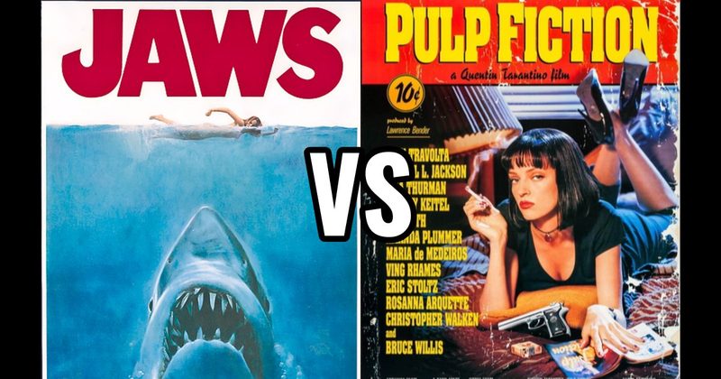 Jaws (1975) vs. Pulp Fiction (1994)