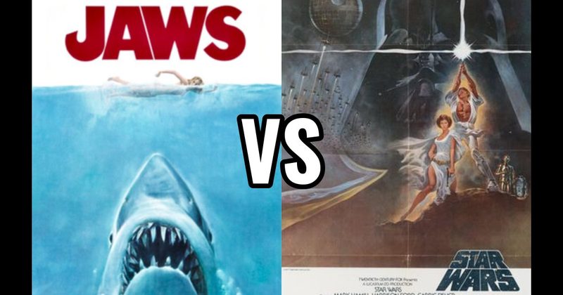 Jaws (1975) vs. Star Wars (1977)