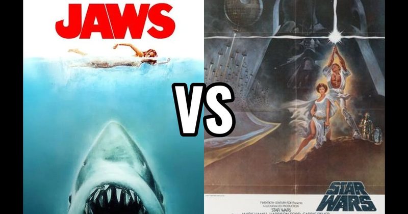 Jaws (1975) vs. Star Wars (1977)