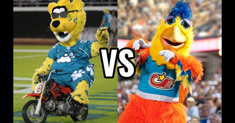 Jaxson de Ville (Jacksonville Jaguars) vs. The San Diego Chicken
