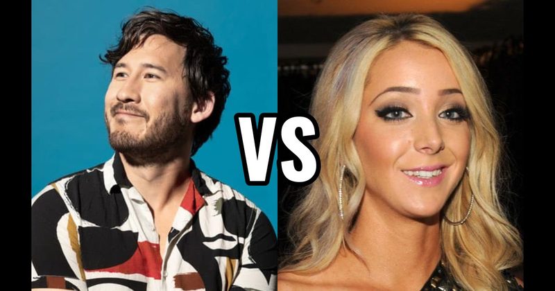 Jenna Marbles (Jenna Mourey) vs. Markiplier (Mark Fischbach)