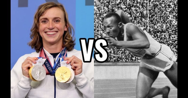 Jesse Owens vs. Katie Ledecky