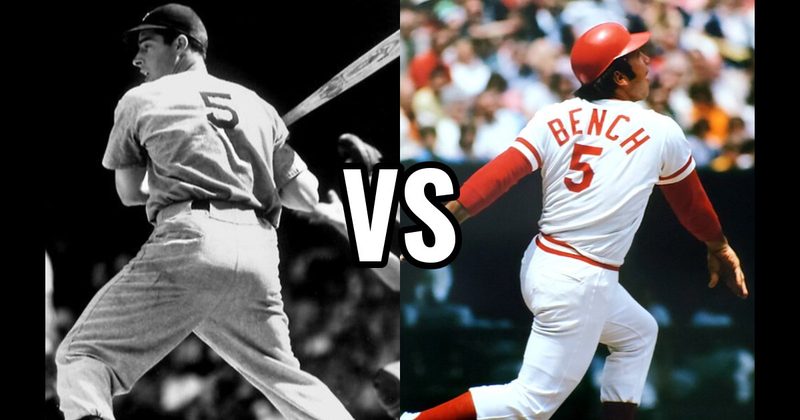 Joe DiMaggio vs. Johnny Bench