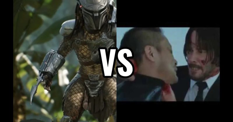 John Wick's Pencil (John Wick: Chapter 2) vs. Predator's Wrist Blades — Predator