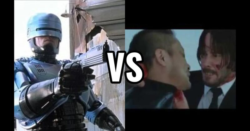 John Wick's Pencil (John Wick: Chapter 2) vs. RoboCop's Auto-9 (RoboCop)