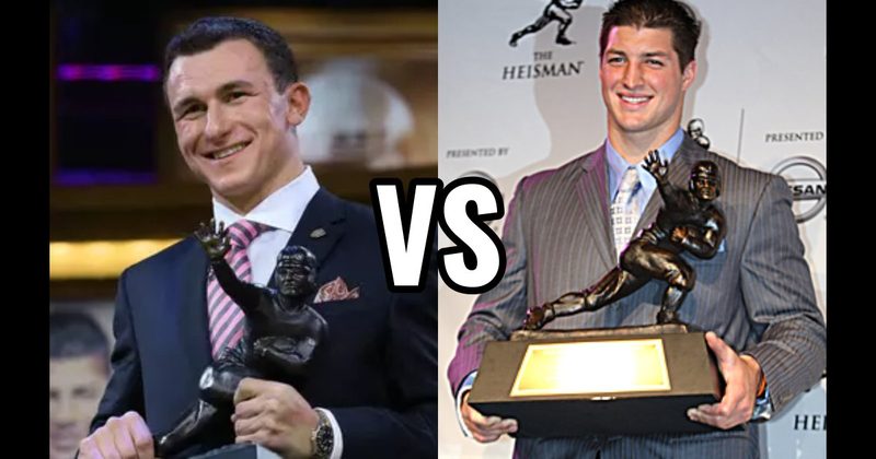 Johnny Manziel vs. Tim Tebow