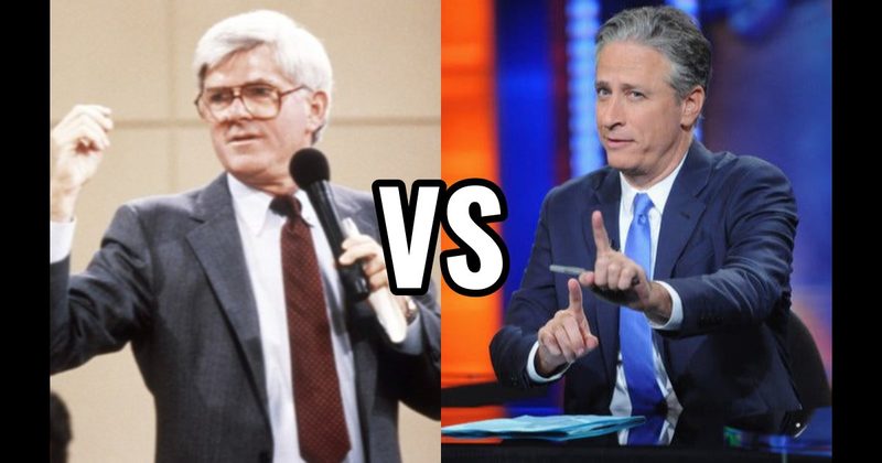 Jon Stewart vs. Phil Donahue
