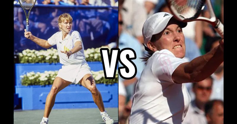 Justine Henin vs. Steffi Graf