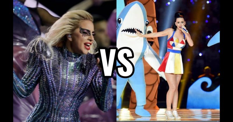 Katy Perry (2015) vs. Lady Gaga (2017)