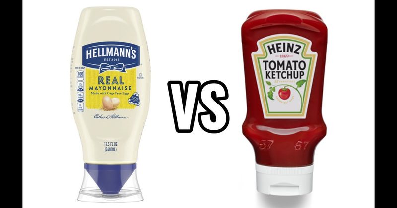 Ketchup vs. Mayonnaise