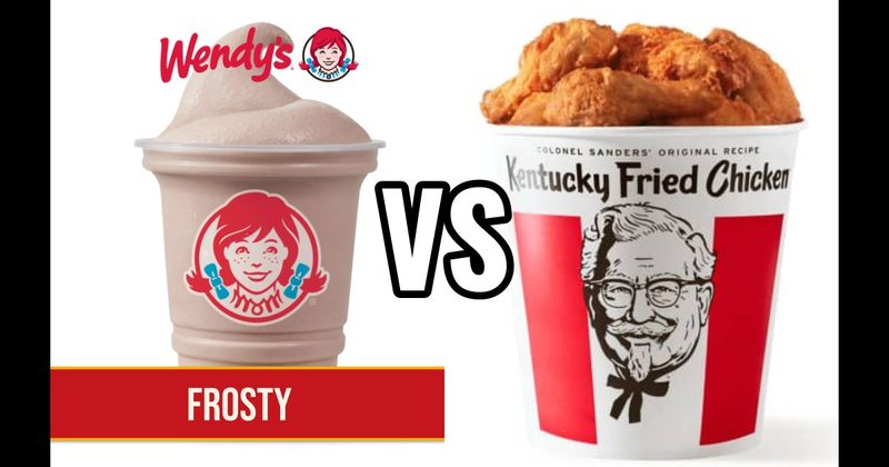 KFC Original Recipe Chicken vs. Wendy’s Frosty