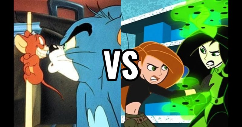 Kim Possible vs. Shego (Kim Possible) vs. Tom vs. Jerry (Tom and Jerry)