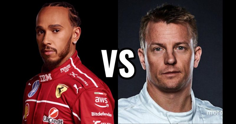 Kimi Räikkönen vs. Lewis Hamilton