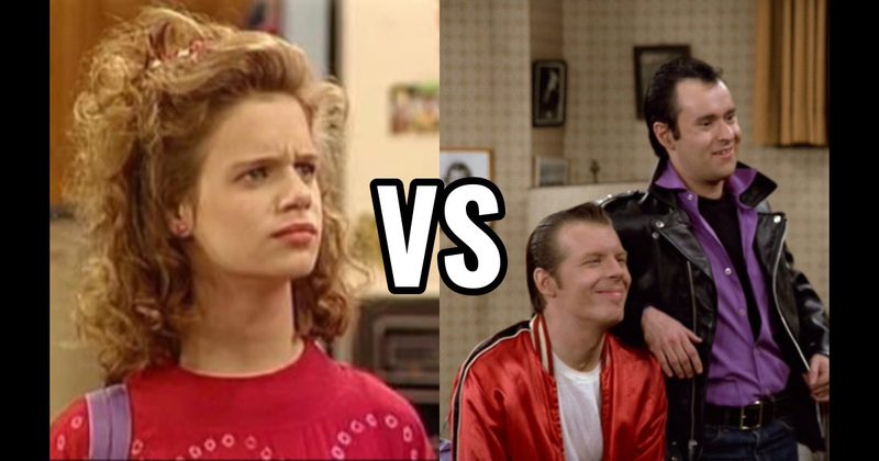 Kimmy Gibbler (Full House) vs. Lenny & Squiggy (Laverne & Shirley)