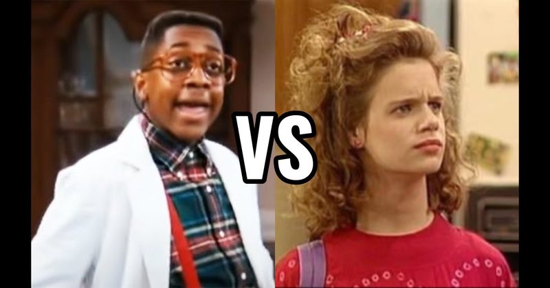 Kimmy Gibbler (Full House) vs. Steve Urkel (Family Matters)
