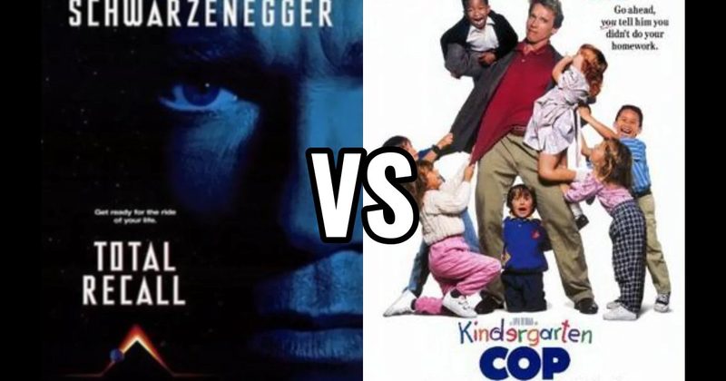 Kindergarten Cop (1990) vs. Total Recall (1990)