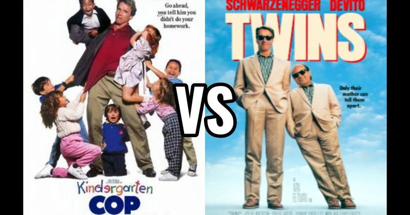 Kindergarten Cop (1990) vs. Twins (1988)