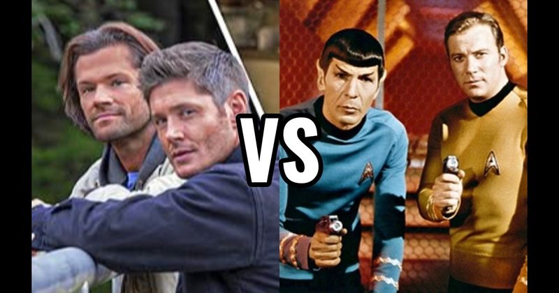 Kirk & Spock (Star Trek) vs. Sam & Dean Winchester (Supernatural)