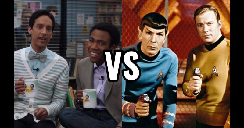 Kirk & Spock (Star Trek) vs. Troy & Abed (Community)