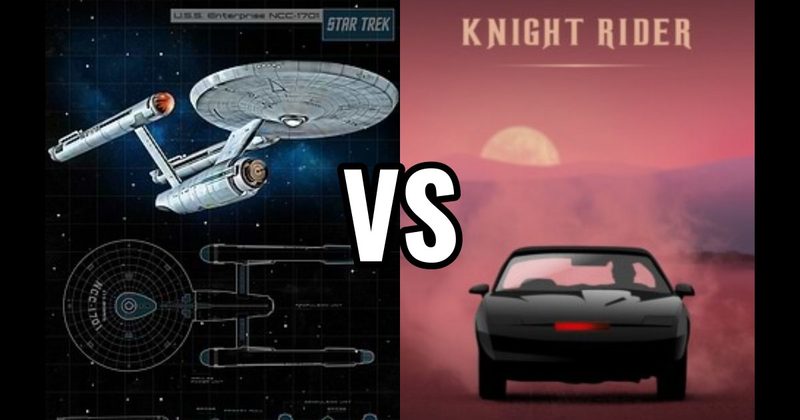 K.I.T.T. (Knight Rider) vs. USS Enterprise (Star Trek)