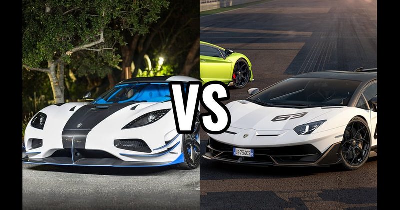 Koenigsegg Agera R vs. Lamborghini Aventador