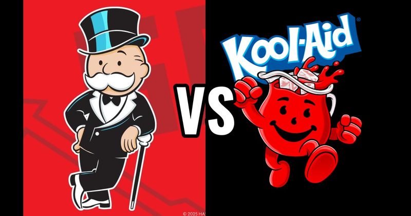 Kool-Aid Man vs. Mr. Monopoly