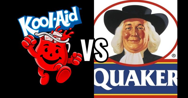 Kool-Aid Man vs. Quaker Man