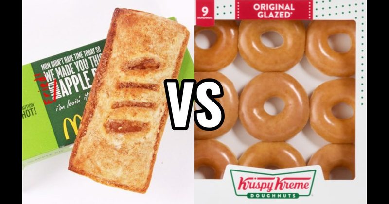 Krispy Kreme Original Glazed vs. McDonald’s Apple Pie