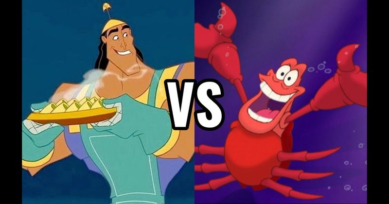 Kronk (Emperor’s New Groove) vs. Sebastian (Little Mermaid)