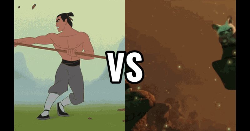 Kung Fu Panda (Training) vs. Mulan (Training)