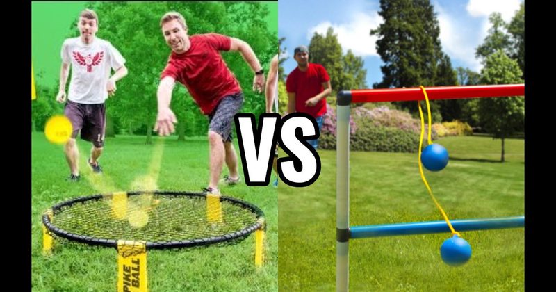 Ladder Toss vs. Spikeball