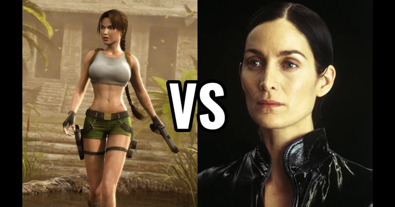 Lara Croft (Tomb Raider) vs. Trinity (The Matrix)