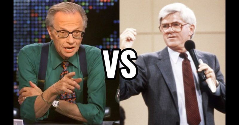 Larry King vs. Phil Donahue