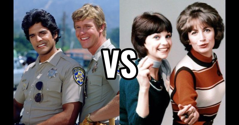 Laverne & Shirley (Laverne & Shirley) vs. Ponch & Jon (CHiPs)
