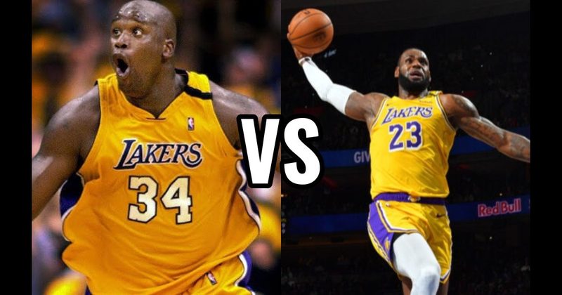 LeBron James vs. Shaquille O'Neal
