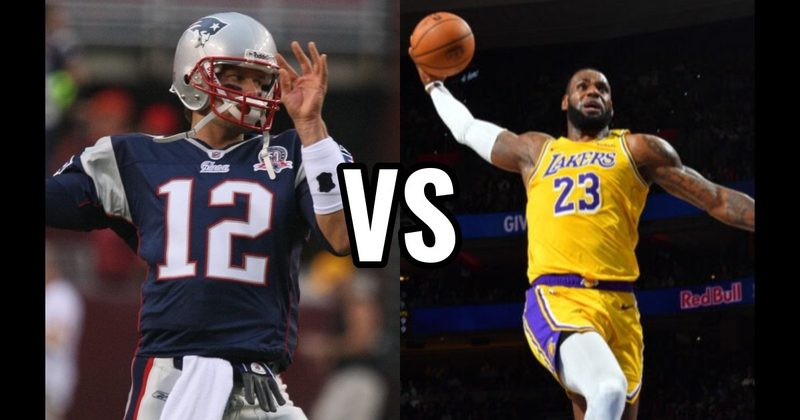 LeBron James vs. Tom Brady