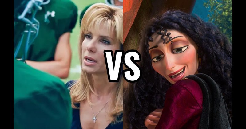 LEIGH ANNE TUOHY (THE BLIND SIDE) vs. MOTHER GOTHEL (TANGLED)