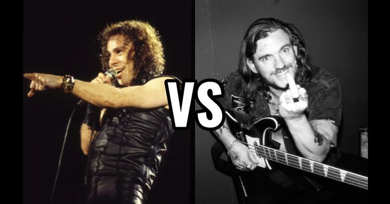 Lemmy Kilmister (Motörhead) vs. Ronnie James Dio