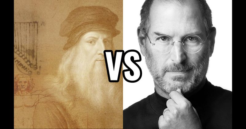 Leonardo da Vinci vs. Steve Jobs