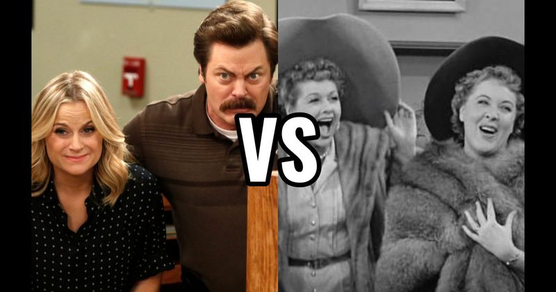 Leslie Knope & Ron Swanson (Parks and Recreation) vs. Lucy & Ethel (I Love Lucy)