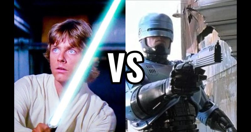 Lightsaber (Star Wars) vs. RoboCop's Auto-9 (RoboCop)