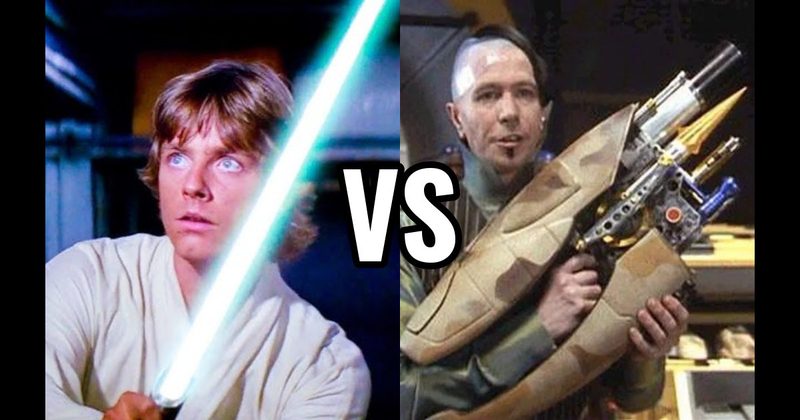 Lightsaber (Star Wars) vs. Zorg ZF-1 (Fifth Element)