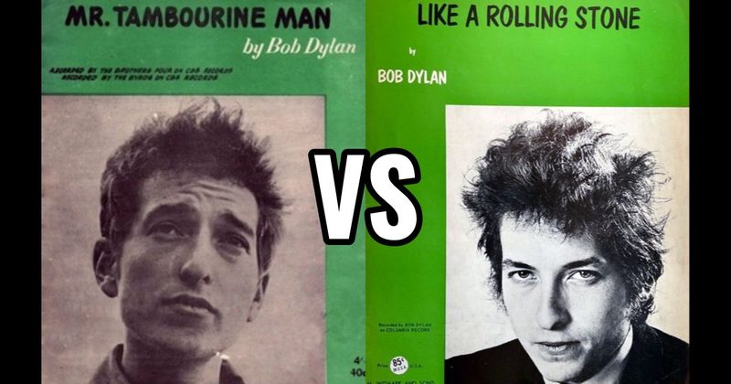 Like a Rolling Stone vs. Mr. Tambourine Man